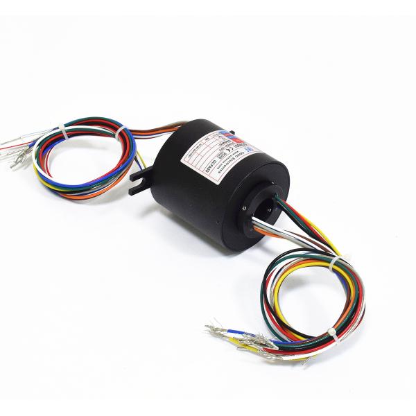 Quality 1000RPM Speed Electrical Slip Rings Industrial 12 Circuit Number Easy To Install for sale