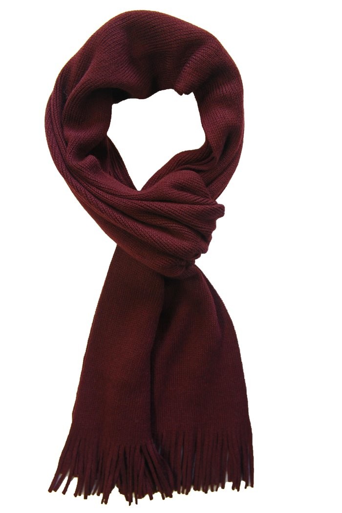 China Stripes Cashmere Knit Scarves For Women , Chunky Winter Scarf With Strings factory