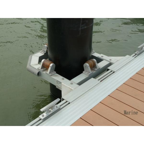 Quality Sea Aluminum Pile Guide / Dock Anti Corrosion For Floating Bridge Pile Cap for sale