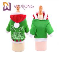 China Christmas Hoodie Puppy Winter Clothes With Santa Claus Snowman Elk Dog Cat Winter Clothes factory