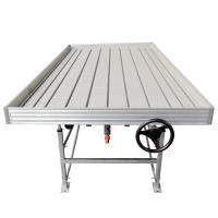 China Cover Material PC Sheet Rolling Grow Table With Aluminum Alloy ABS Side Profile factory
