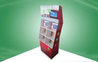 China 6 Cell portable display stands , cardboard display shelves Promote Ipad / Electronic Products factory