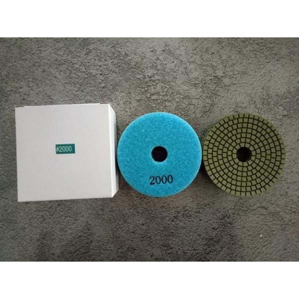 Quality 4 Inch Resin Bond Wet Diamond Polishing Pads For Stone High Effective for sale