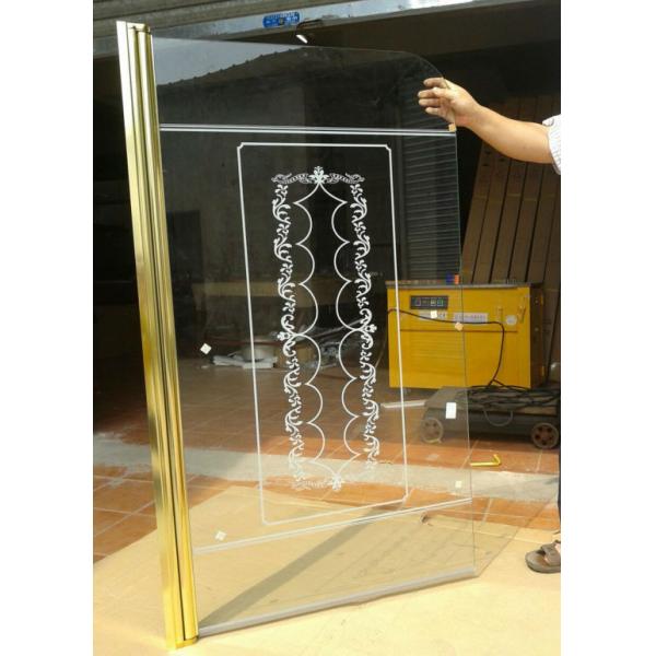 Quality Frameless Tempered Glass Bathroom Door , OEM Shower Bathtub Screen Glass for sale