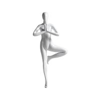 China Single Leg Standing Sports Mannequin Display Yoga Matte Female Model factory