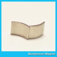 China N35 Permanent Neodymium Motor Magnets Curved Arc Rare Earth Segment Magnet for sale