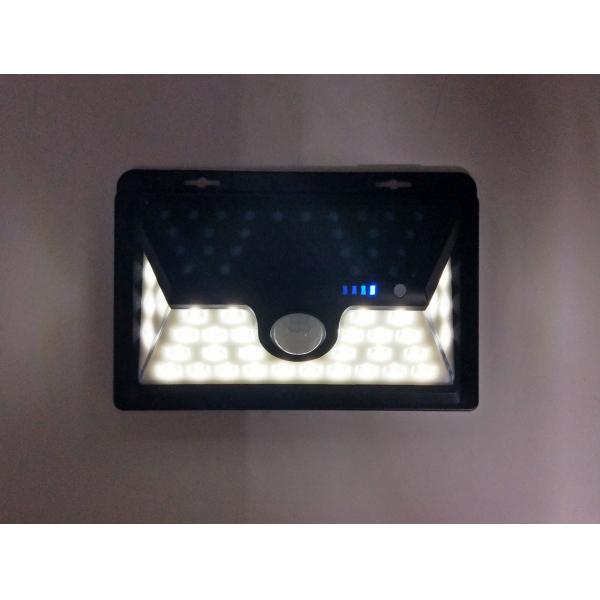 Quality 34LED Solar Powered Street Lights ABS 1200Mah Lithium 18650 Battery 15.8x10.5x4 for sale