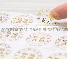 Quality Roll To Roll Label Sticker Die Cutting Machine With 300 Sheet Cutter for sale