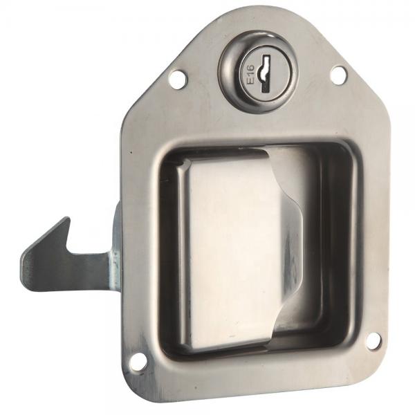 Quality RV Trailer Truck Paddle Slam Latch Key Flush Stainless Steel Handle Lock for sale