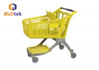 China Poly Plastic Unfolding Grocery Shopping Trolley For Supermarket factory