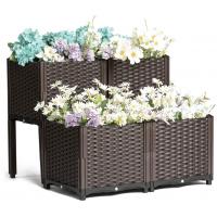 Quality Customizable Plastic Elevated Garden Planter Raised Flower Beds Plastic Not for sale