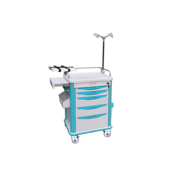 Quality Simple Style Plastic Medical Emergency Trolley Cart Back Without Accessory  (ALS-ET118J) for sale