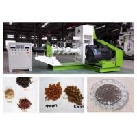 China Floating Type Fish Feed Processing Machine , Dog Food Extrusion Machine for sale