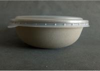 China biodegradable and compostable wheat straw pulp paper salad bowl factory