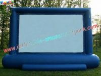 China Professional Projection Inflatable Movie Home Theater Screens , Backyard Cinema factory