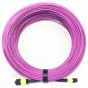 China Low Loss 8 Fiber MPO Trunk Cable OM4 LSZH 3.0mm 50M Length For 40G Transceiver factory