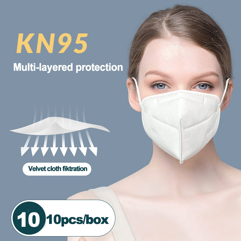 China Anti-Dust Kn95 Earloop Face Mask Manufacturer Protect Mouth Kn95 Anti Dust Face Kn95 Masks factory