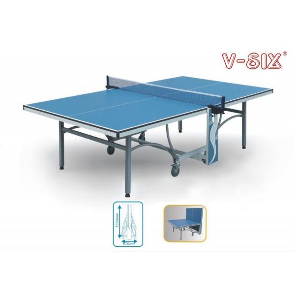 Quality Surface Durable Standard Table Tennis Table , More Stable Ping Pong Table 1525* 2740*760 MM for sale
