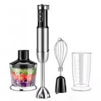 China Black Stick Hand Blender With Potato Masher Chopper Measuing Cup factory