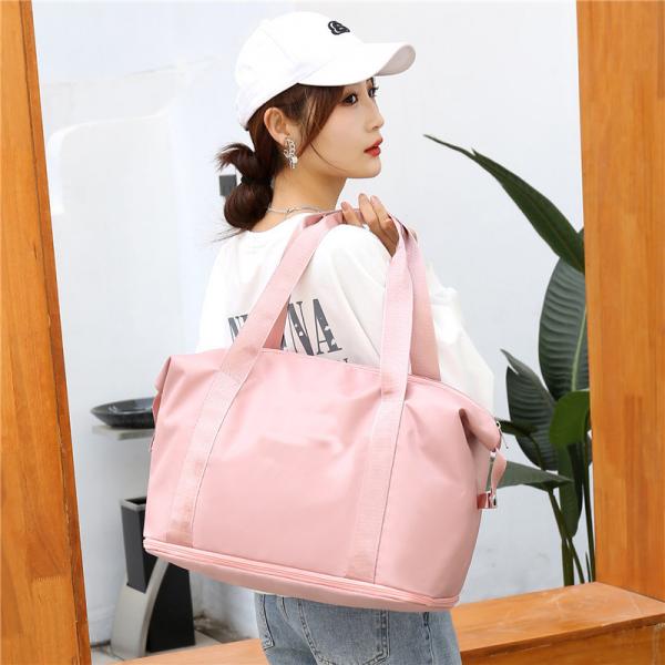 Quality Rolling Sports Duffel Travel Bag Polyester 210D Woman Waterproof 10.63x21.65x7 for sale