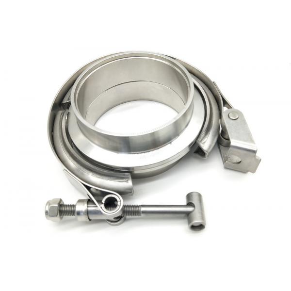 Quality 4" Stainless Steel V Band Clamp For Auto Exhaust System Repairing for sale
