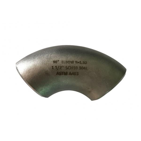 Quality 90 degree Elbow SS304 Butt Weld Pipe Fitting ASTM A403 1 1/2