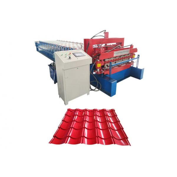 Quality Rib Roof / Corrugated Steel Panel Roll Forming Machine With Hydraulic Driving for sale