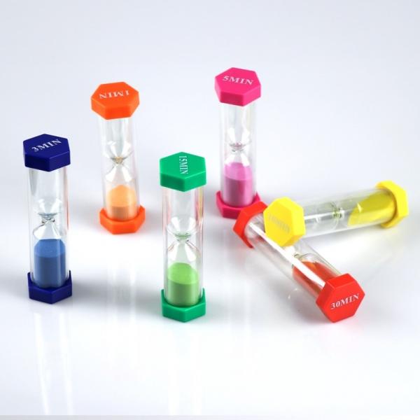Quality Blown Plastic Hourglass 30 Seconds 2 Minute Sand Timer for sale
