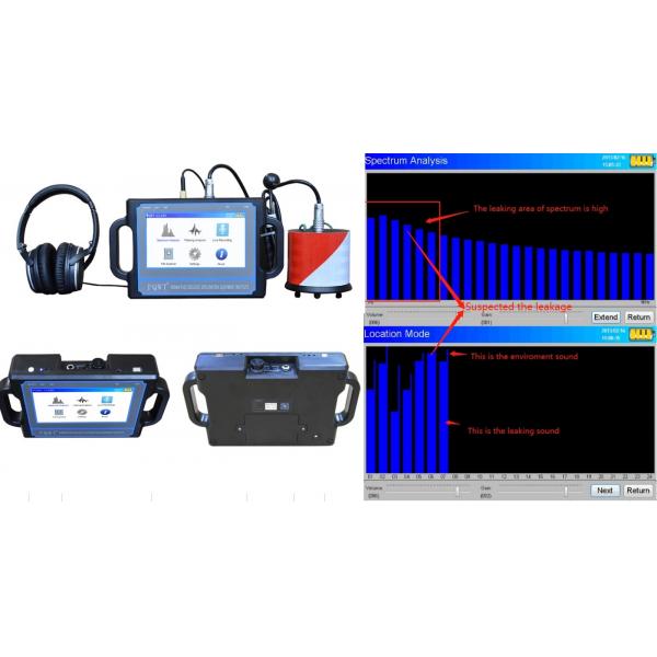 Quality PQWT CL300 Water Leak Sound Detector 3M Irrigation Leak Detection Tools for sale