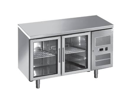 Quality Stainless Steel Glass Door Freezer for sale