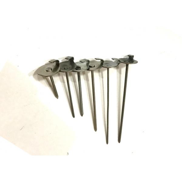 Quality Stainless Steel Metal 12ga Lacing anchor Pins Used For Exhaust Insulation Blankets for sale