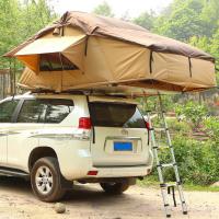 China Portability 2-3 Person Large Turnover Roof Top Tent Soft Shell For 4x4 Accessories factory