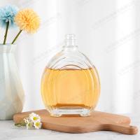 China Clear Amber Boston Round Glass Bottle for Liquid Medicine 500ml Base Material Glass BRANDY factory