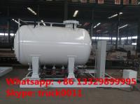 China CLW brand 3.2metric tons mobile skid lpg gas refilling plant for sale, 32000kgs auto mobile Propane Skid-mounted plant factory
