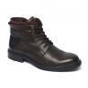 China Outdoor Walking Brown Mens Genuine Leather Boots factory