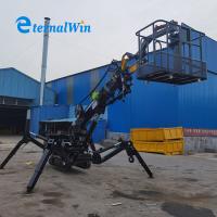 China Black Color Telescopic Boom Spider Crane 3 Ton Lifting Capacity factory
