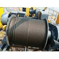 China Electric Power Source Wire Rope Winch 50Hz Frequency Portable Mounting Type factory