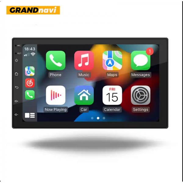 Quality 7" Portable Wireless Carplay 2 Din IPS Screen Android GPS Navigation WIFI 1+32G for sale