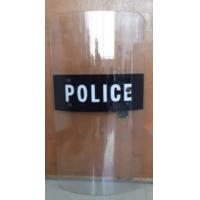 China Transparent Polycarbonate Police Riot Shield 4.0mm Thickness factory