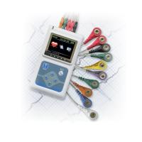 China TLC9803 3-Channel Portable 24 Hour Heart Monitoring Recorder System Holter Patient Monitor ecg cable ECG EKG factory