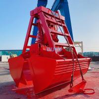 China 12CBM Radio Clamshell Grab Bucket Remote Control For Bulk Material for sale