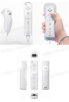 China Third Party Wii Remote Nunchuck Controller With Wrist Silicone Case For Game, Golf Club factory