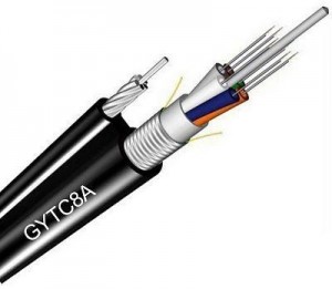 Quality Self-supporting Cable GYTC8A Fiber Optic Cable with APL Moisture Barrier for sale