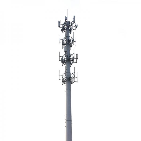 Quality Circular Polygonal Monopole Telecommunications Tower 15m Cellular for sale