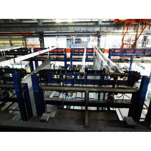Quality 220V 50HZ Automated Anodizing Line With 12500mm Max Profile Length for sale