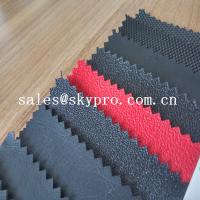China Colorful PVC / PU Synthetic Leather Fashion Design Bag Sofa Leathers Synthetic Leather Fabric factory