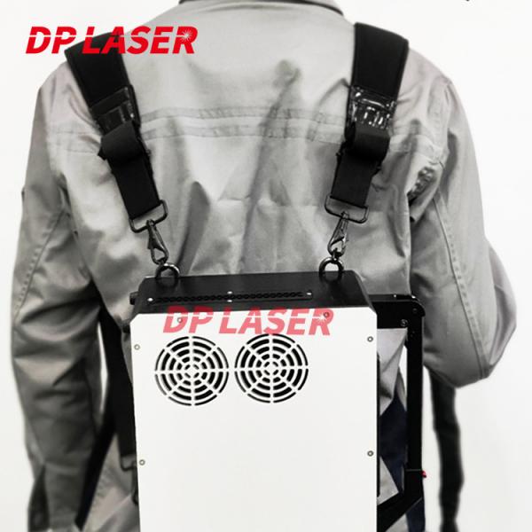 Quality 220V Backpack Laser Cleaning Machine 50W 100W Fiber Mini Portable for sale