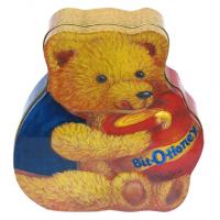 Quality Custom Tin Candy Containers , Bear-Shaped Candy Packaging Box for sale