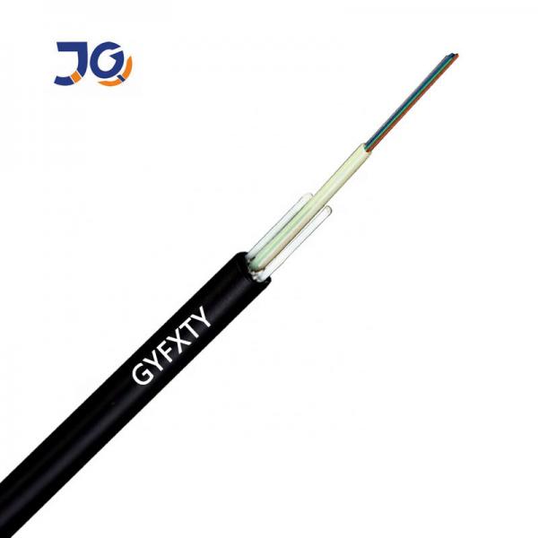Quality Unit Tube GYFXTY PE Jacket G652D Outdoor Fiber Optic Cable for sale
