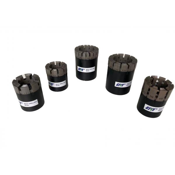 Quality BQ NQ Impregnated Diamond Core Drill Bits Smooth Surface for sale